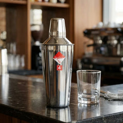 SS Cocktail Shaker 4 Prakash 750Ml Polish: Professional Bar Shaker