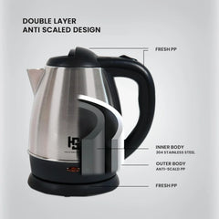 Vami Honeymoon Kettle 1.2L SS: Stainless Steel Tea Kettle