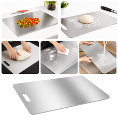 Semora Stainless Steel Chopping Board 12x16 – Kitchen Cutting Board