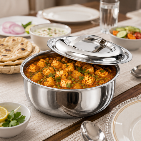 Solitaire Stainless Steel Belly Casserole – Solitaire Cookware