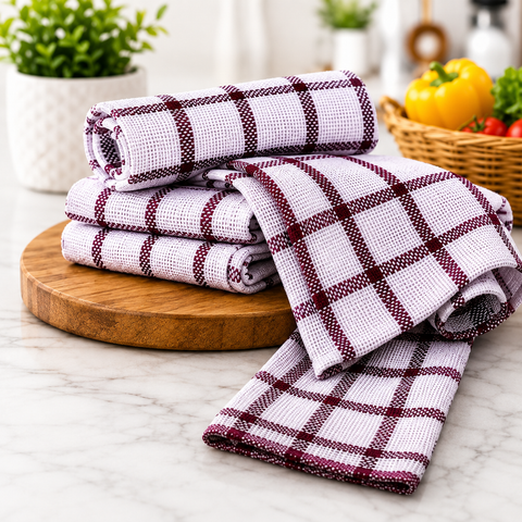 Semora Kitchen Cleaning Towel 5PC – Microfiber Absorbent Cloths