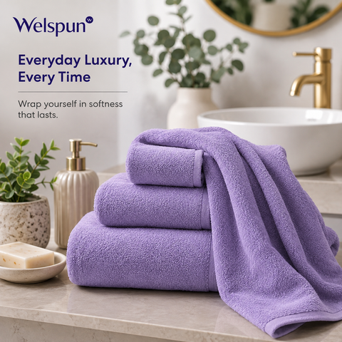 WELSPUN QUIK BATH TOWEL 70CMX150CM