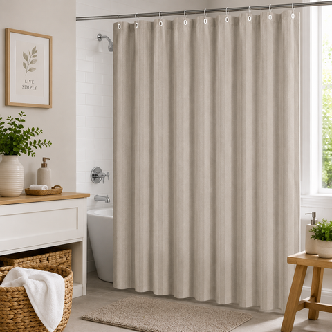PI-MAT STRIEPE SHOWER CURTAIN CODE-1068