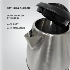 Vami Honeymoon Kettle 1.2L SS: Stainless Steel Tea Kettle