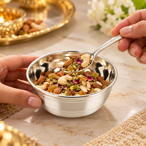 SEMORA MAGNA BOWL SET SILVER PLATED
