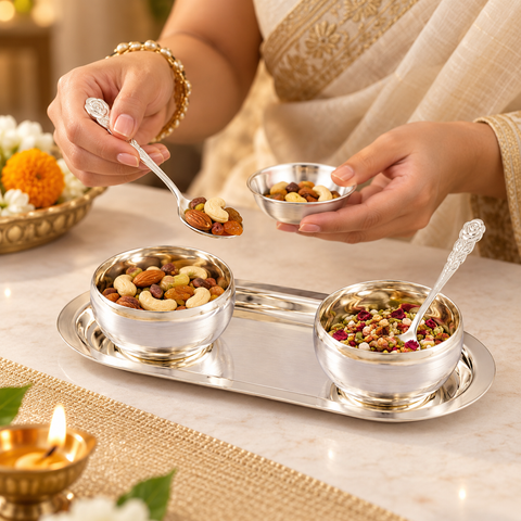 SEMORA IMPERIAL SERVING SET SILVER PLATED