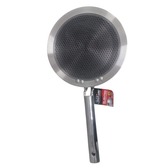 Triply SS Prizm Honey comb Roti Tawa Tawa 25 cm diameter with Lid
