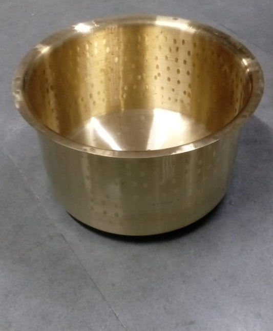 Brass Top Bhagona Patila No.24 – 31cm Diameter | Traditional Brass Cookware