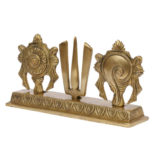 Shanku Namam Chakra Brass: Sacred Symbol of Purity, Protection, and Devotion