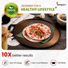 Aarogyam Cast Iron Dosa/Chapati Tawa with Single Handle 12 inch (28 cm), Naturally Non-Stick | Gas & Induction Compatible|Flat Bottom, Non-Toxic, 1.8Kg, Super Sturdy - Perfect for crispy dosas!