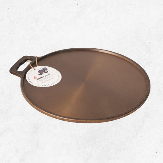 Single Handle Cast Iron Dosa, Roti Tawa 28 cm diameter