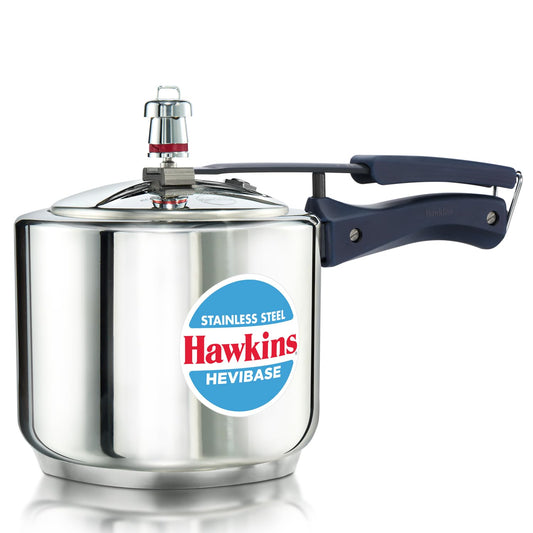Pressure Cooker Stainless Steel Hevibase 3L (HSI3T) – Impact Bonded Base, Induction Compatible