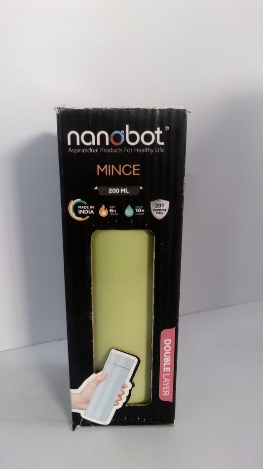 Nanobot Mince Double Layer Small 200ml Color Water Bottle Portable Design – Compact & Leak Proof