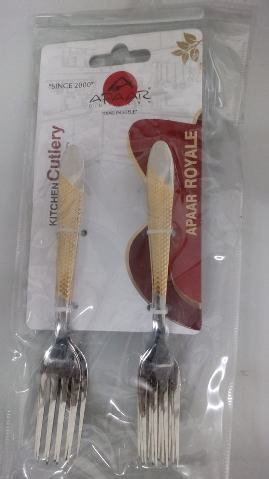 Apaar Royal Baby Fork Rado Set - 6 Pcs Premium Toddler Cutlery Set