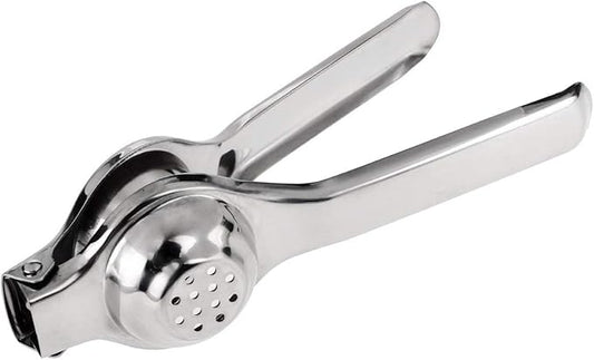 Tapsi Stainless Steel Lemon Squeezer 2 in 1 | Heavy-Duty Hand Press Citrus Juicer for Kitchen