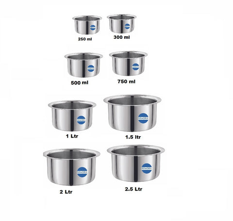 Stainless Steel FB Tope Set (8pcs) No.(8 to 15)