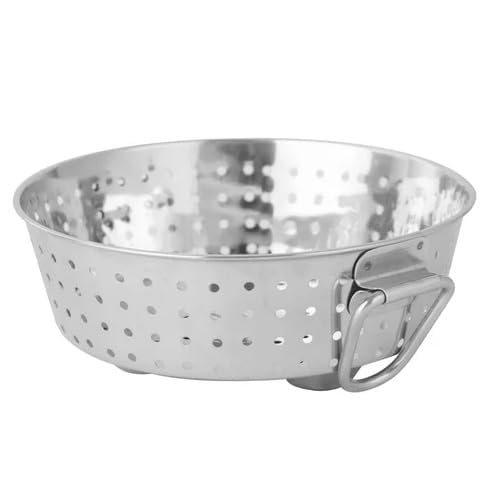 Stainless Steel Small Rice Strainer No.1 with Handles Colander for Washing Vegetables Strainer