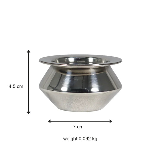 Semora Stainless Steel Handi Set – Pack of 3 (Sizes 3, 2, 1) Durable Cook & Serve Handis