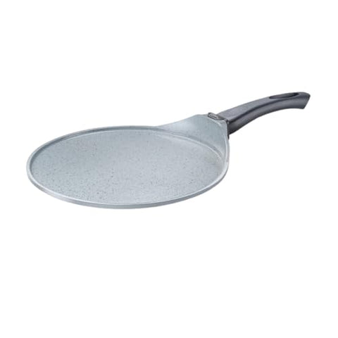 Prestige Ceraglide Die Cast Aluminium Ceramic Omni Tawa 31cm Grey|3 Layer Easy Release Coating|Works on Gas & Induction|Extra Thick Heavy Base|Stain Resistant|Cool Touch Handle|1 Year Warranty