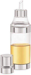 Mazda Stainless Steel and Acrylic Oil Dispenser & Pourer – 1000ml Transparent Oil Container