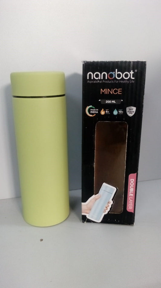 Nanobot Mince Double Layer Small 200ml Color Water Bottle Portable Design – Compact & Leak Proof