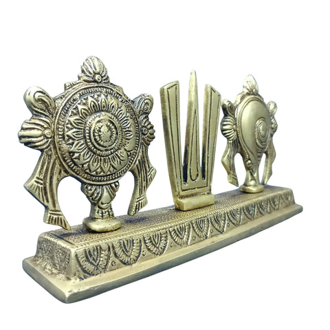 Tirupati Balaji Metal Venkateswar Sri Tilak Chakra Srinivasa Statue Idol Brass