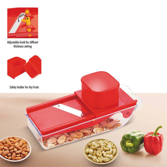 SignoraWare Samurai Slicer Dry Fruits and Vegetables | Plastic Vegetable & Dry Fruit Cutter Best for Ginger Chilli | All Herbs Kitchen Dry Fruit and Vegetable