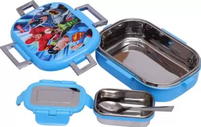 Jaypee Stainless Steel Lunch Box Missteel FROZEN Blue with Leak Resistant Cover/Tiffin