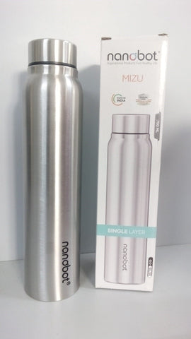 Nanobot Mizu 700ml Stainless Steel Water Bottle Single Layer – Durable & Leak Proof