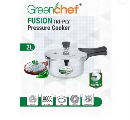 Fusion Triply Pressure Cooker 2 L Induction Bottom Pressure Cooker