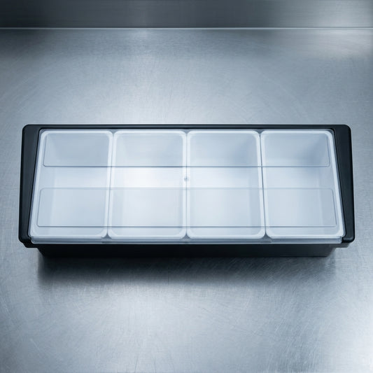 Condiment Rack 4D Vami: 4-Jar Spice Container Organizer Set