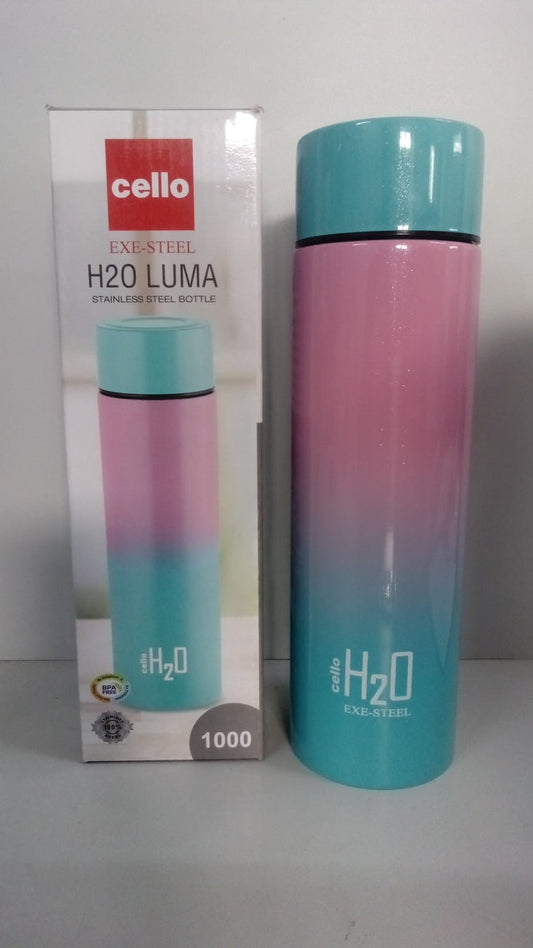 Cello H2O Luma Stainless Steel Water Bottle 1000ml – Assorted Colors