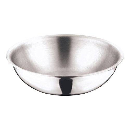 Vinod Stainless Steel Platinum Triply Tasla, 28 Cm, Grey,Polished