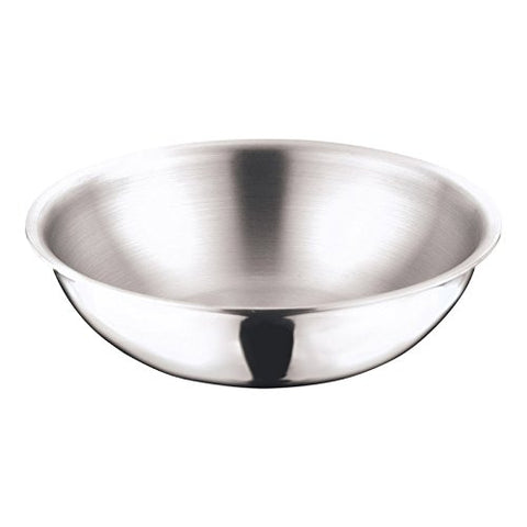 Vinod Stainless Steel Platinum Triply Tasla, 28 Cm, 3.7 Liter, Grey,Polished