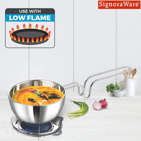 signoraware Artista Triply Tadka Pan U-Handle 9.5cm (300ml)