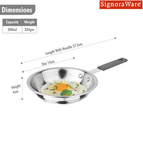 Premium Artista Tri-Ply Mini Fry Pan 12.5cm 500ml Nonstick