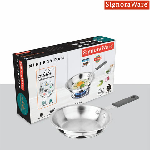 Premium Artista Tri-Ply Mini Fry Pan 12.5cm 500ml Nonstick