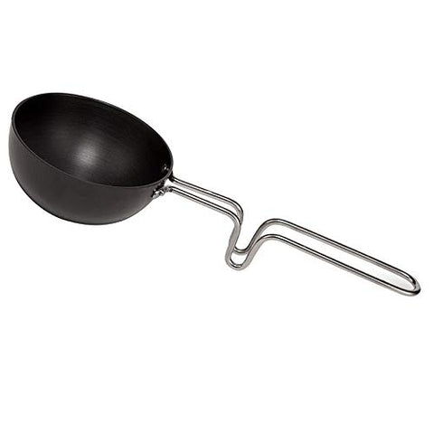 Wonderchef Hard Anodized Large Aluminium Tadka Pan | 11cm, Black