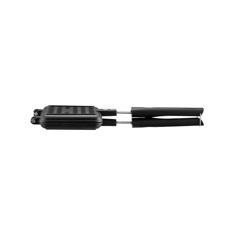 Vinod Zest Die-Cast Aluminium Stick-Free Waffle Maker – Waffle Pan & Pancake Maker | Gas Stove Compatible | Durable 3-Layer Coating | Scratch-Resistant Surface | 1-Year Warranty | Black