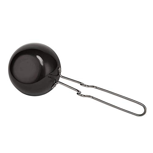 Wonderchef Hard Anodized Large Aluminium Tadka Pan | 11cm, Black