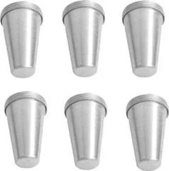 Aluminium White Ice-Cream Kulfi Maker Set with Cover – Durable Kulfi Moulds for Homemade Ice Cream