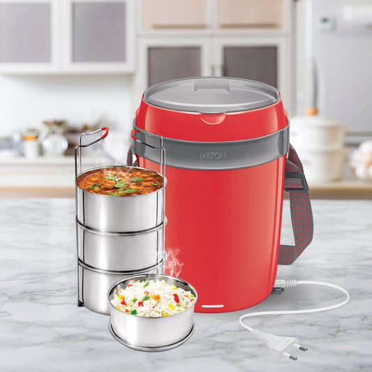 Futron Tiffin 4 Containers Stainless Steel Office Lunch Box (1440 ml)