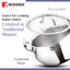 BE Essentials TriPly Stainless Steel Rice Handi 28cm - Induction Bottom