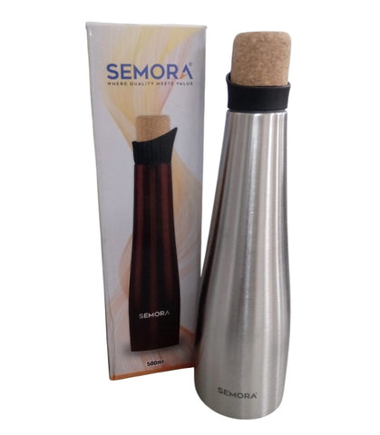 Glaciere Stainless Steel Triple Layer Insulated Water Bottle – 500ml | Leak-Proof, BPA-Free, Hot & Cold Thermal Flask