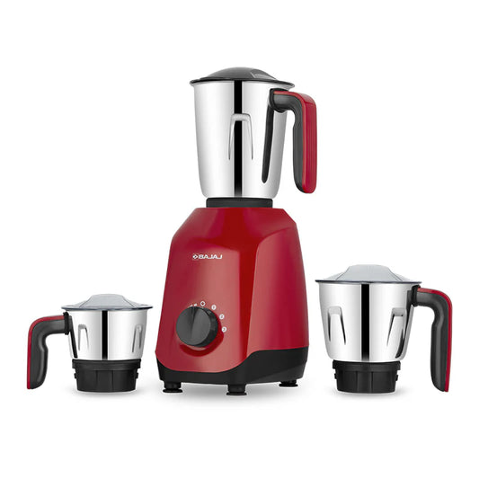 Bajaj Mixer Grinder 500W 3 Jars Blue (410669 NINJA ELEGANCE MAX)