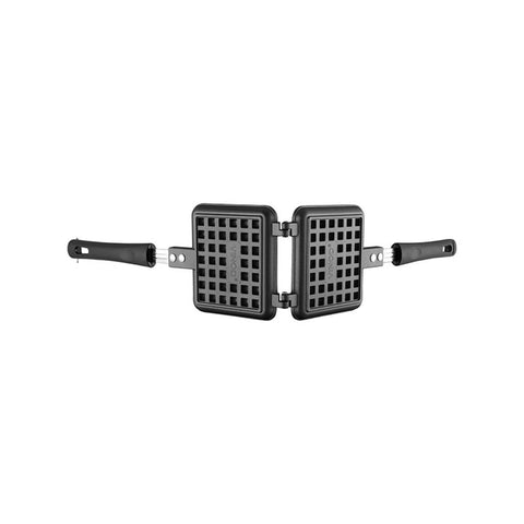 Vinod Zest Die-Cast Aluminium Stick-Free Waffle Maker – Waffle Pan & Pancake Maker | Gas Stove Compatible | Durable 3-Layer Coating | Scratch-Resistant Surface | 1-Year Warranty | Black