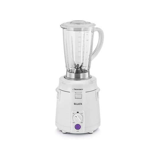 Sujata Frootmix Mixer Blender|900 Watts Double Ball Bearing Motor|22000 RPM|Non-Stop 90 Mins Running|1750ml Unbreakable Blender Jar with Heavy Metal Base| (White)