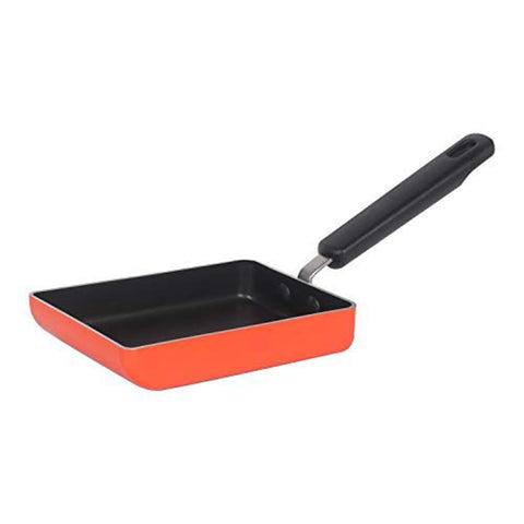 Meyer Non Stick Aluminium Omelette Pan/Tamagoyaki Egg Pan (18cm, Orange)