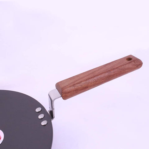 Wonderchef Ebony 25cm Roti Tawa | Hard-Anodized Aluminium, Non-Stick