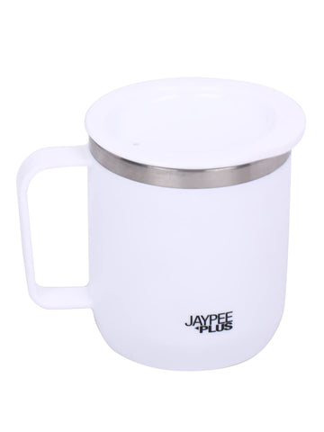 Jaypee Plus KOFE Insulated Cofee Mug Unbreakable Insulated Stainless Steel Tea Cup, Coffee Mug Milk Mug White 300 ml